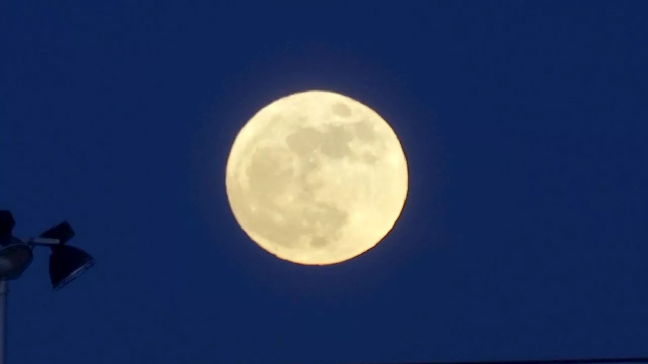 Blue Supermoon rises Monday, kicking off four months of lunar spectacles