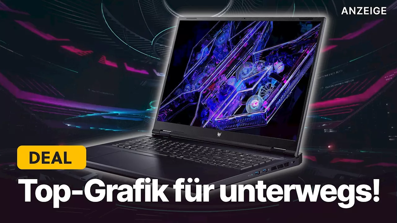 Gaming-Laptop zum Sparpreis sichern: Nvidia RTX-Grafik und Raytracing in AAA-Spielen sogar auf Reisen!