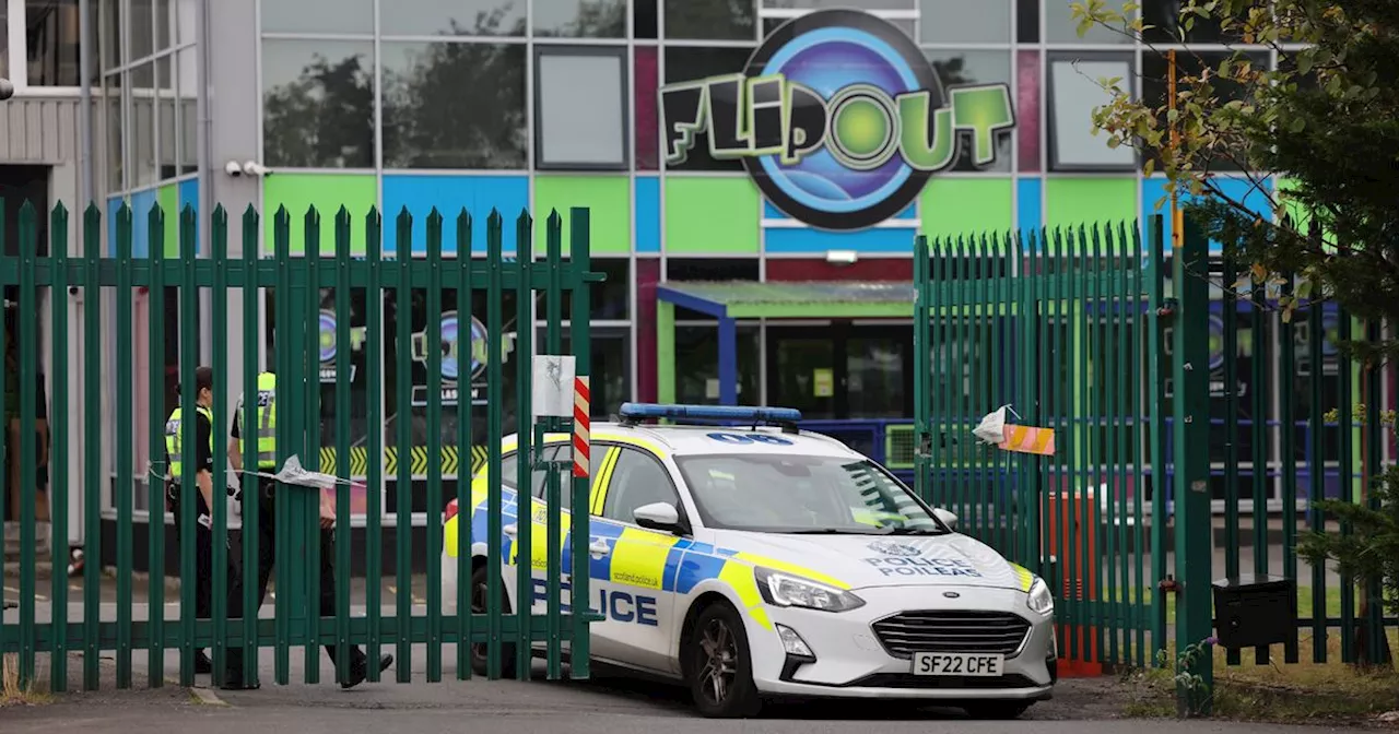 Child, 10, dies in 'tragic event' at Glasgow trampoline centre as police stand guard