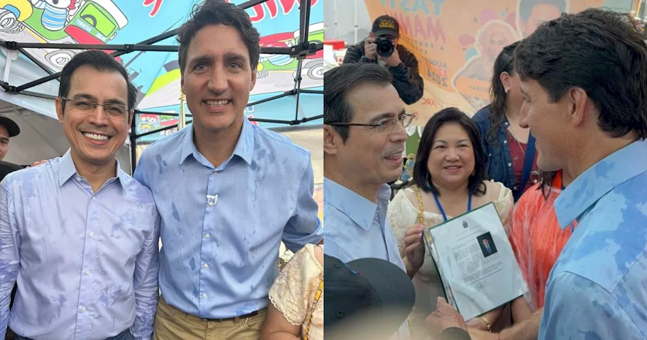 Isko Moreno meets Justin Trudeau at Taste of Manila event in Toronto