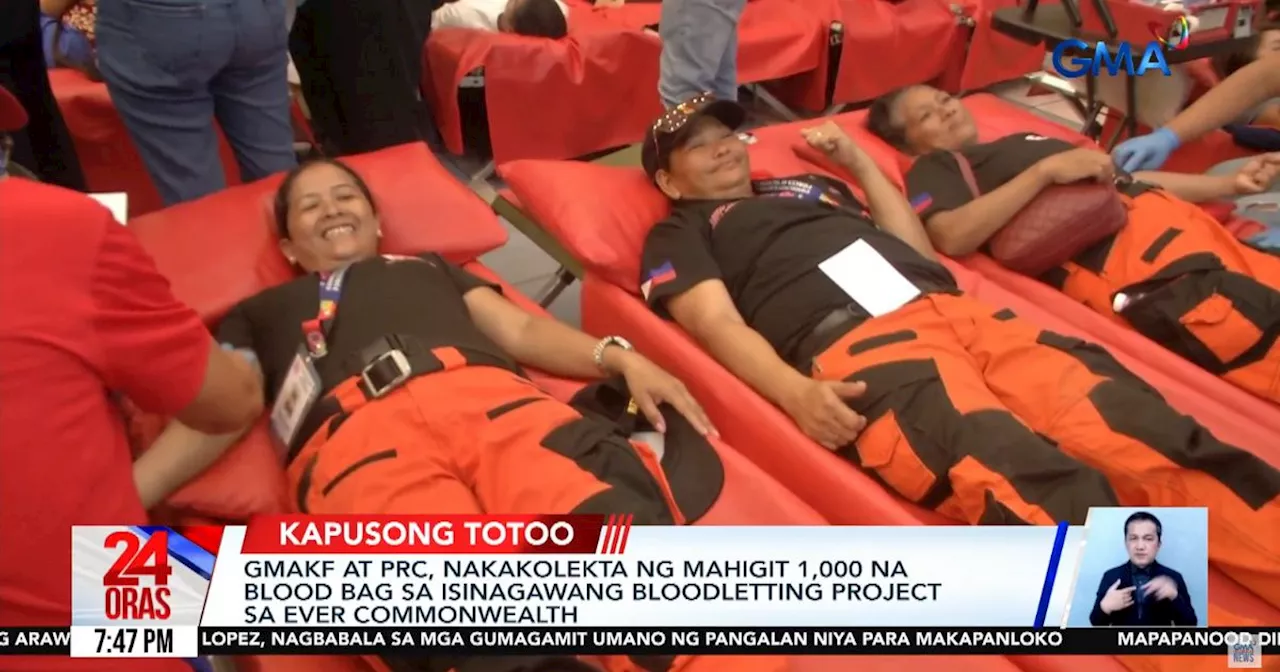 Over 1,700 blood bags collected in GMA Kapuso Foundation donation drive