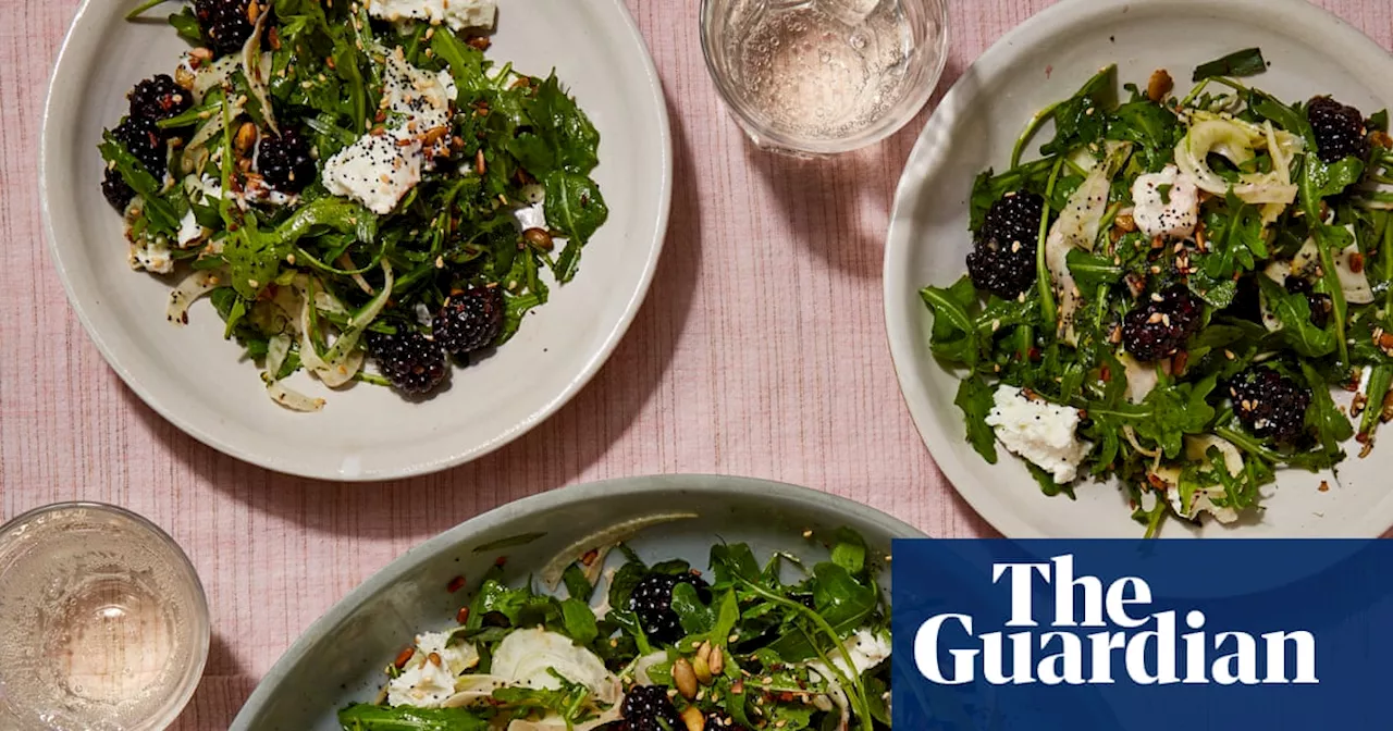 Georgina Hayden’s quick and easy recipe for blackberry, feta and seed salad