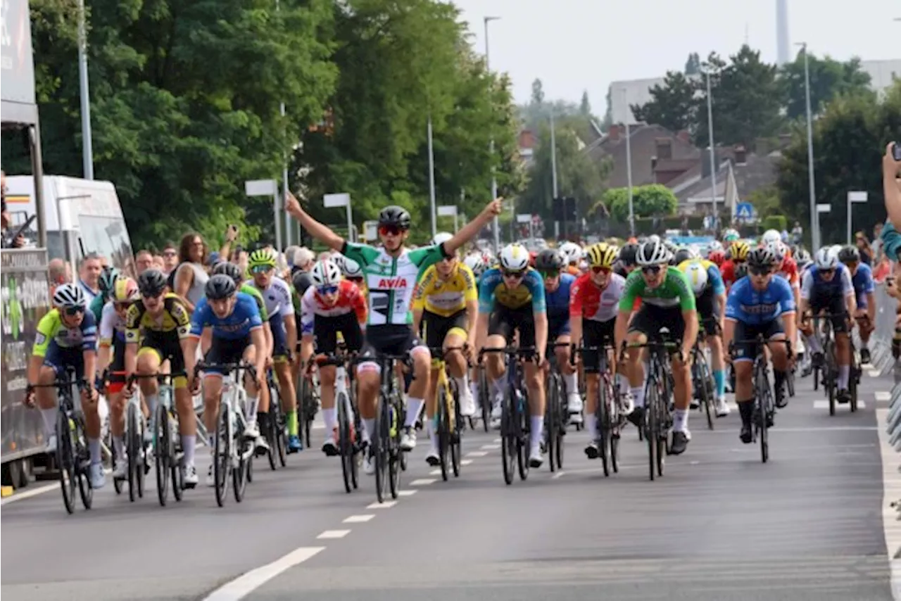 Giel De Nul bedankt zijn ploegmaats voor eindzege in West-Vlaanderen Cycling Tour : “We hadden alles perfect o