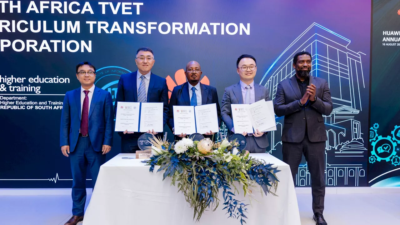 Huawei, DHET, & Shenzhen Institute to focus on local TVETs