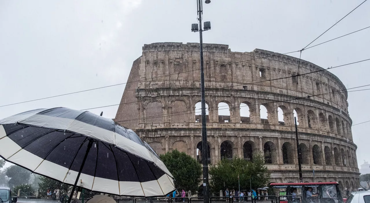 Roma, diluvio nella Capitale