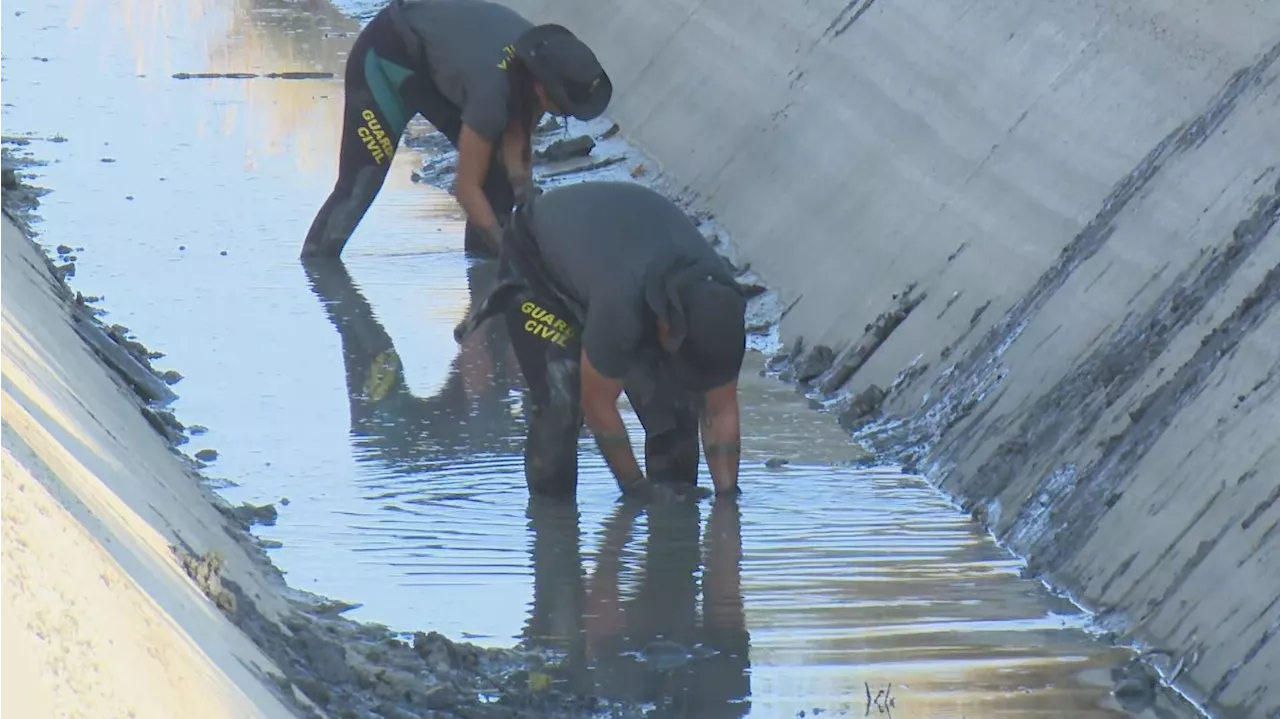 La Guardia Civil rastrea el canal de Mocejón en busca del arma homicida