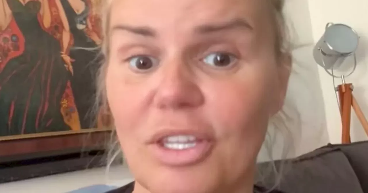 Furious Kerry Katona slams fans who accuse her of being drunk in slurring video