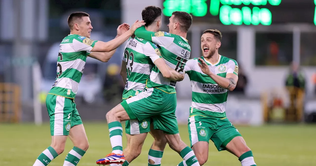 What time and TV channel is PAOK v Shamrock Rovers on in Europa League play-off?