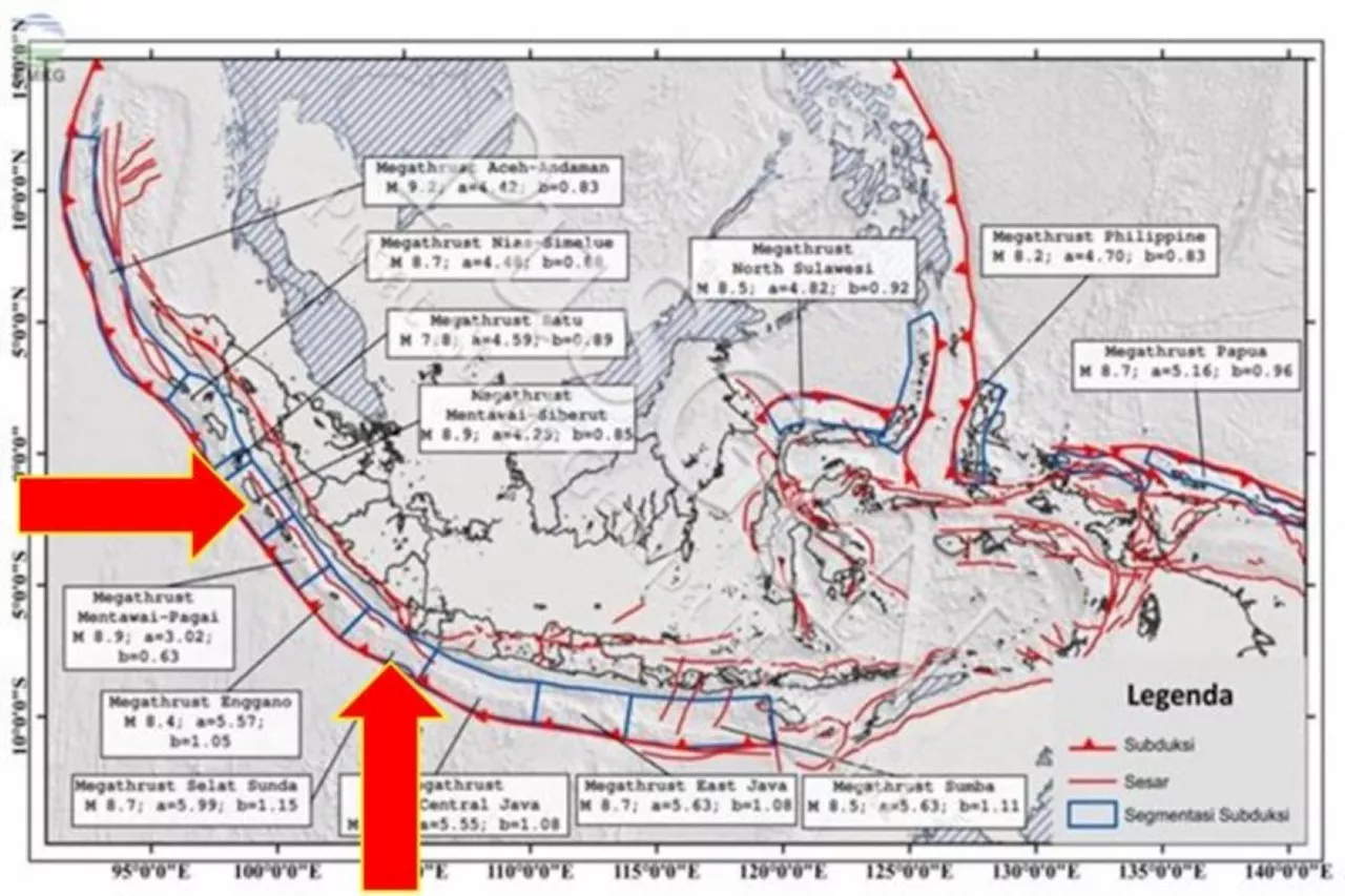 BPBD Minta Warga Tak Panik Soal Potensi Gempa Megathrust