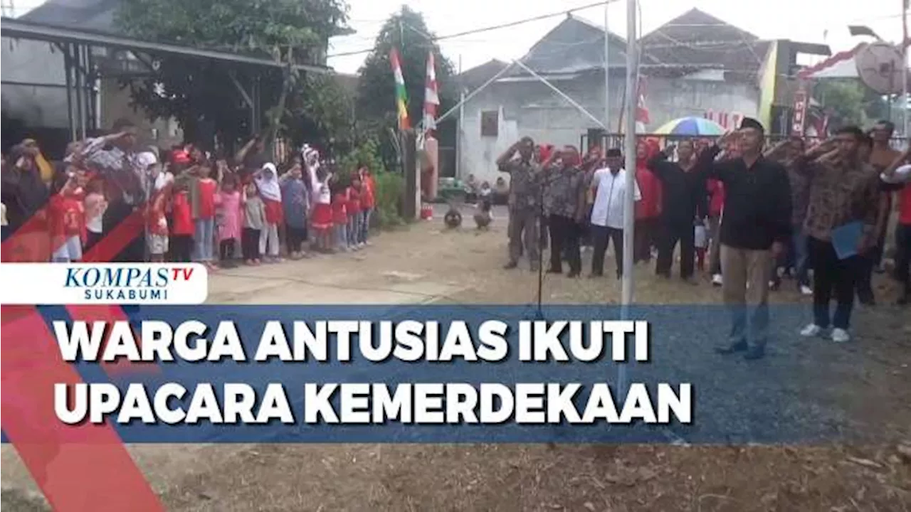 Antusias Warga Mulai Dari Anak Anak Hingga Lansia Ikuti Upacara Kemerdekaan