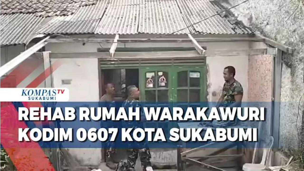 Rehab Rumah Warakawuri Kodim 0607 Kota Sukabumi Di Hari Kemerdekaan Ke 79