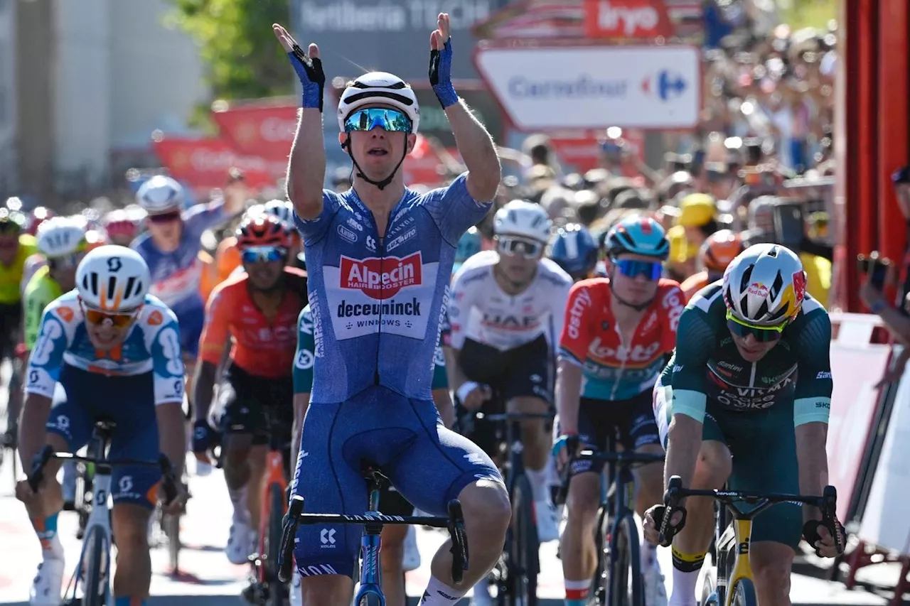 Tour d'Espagne: Groves remporte la deuxième étape au sprint, Van Aert maillot rouge