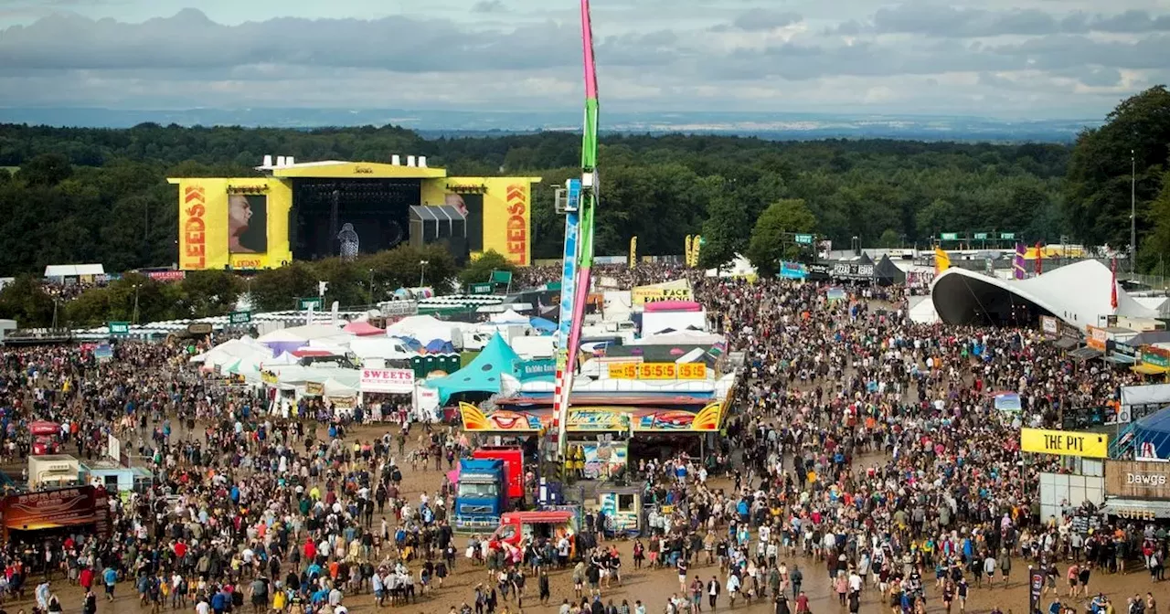 Leeds Festival 2024 site map for Bramham Park