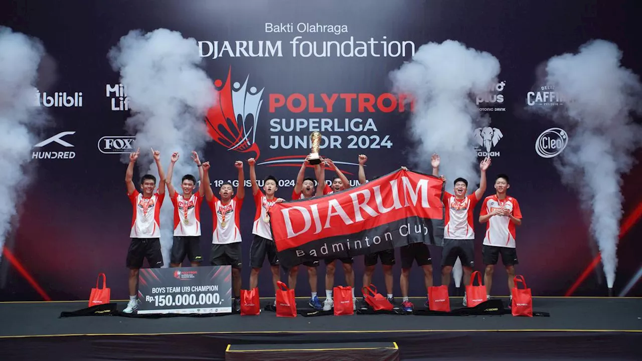 PB Djarum Sapu Bersih 4 Piala Bergengsi di Superliga Junior 2024