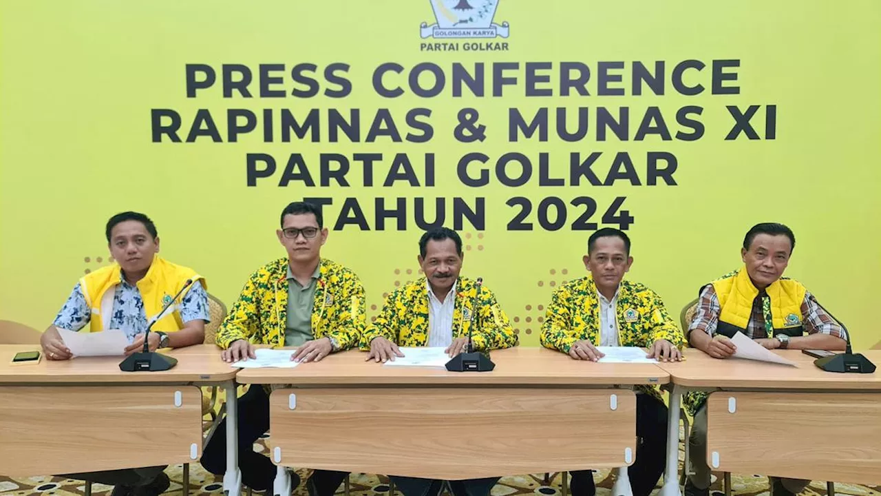 Pendaftaran Calon Ketua Umum Partai Golkar Dibuka Hari ini, Begini Syaratnya