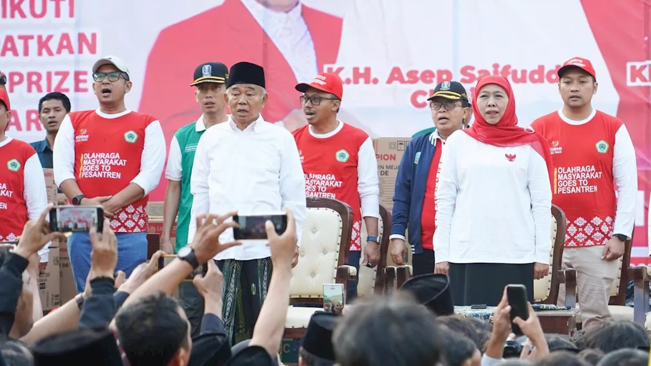 Pengasuh Ponpes Pacet Kiai Asep Saifuddin Doakan Khofifah-Emil Memimpin Jatim Dua Periode