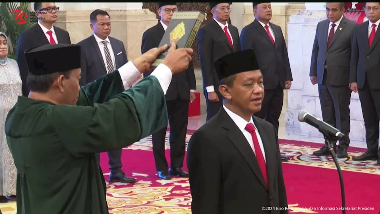 Sah, Jokowi Angkat Bahlil Lahadalia Jadi Menteri ESDM Gantikan Arifin Tasrif