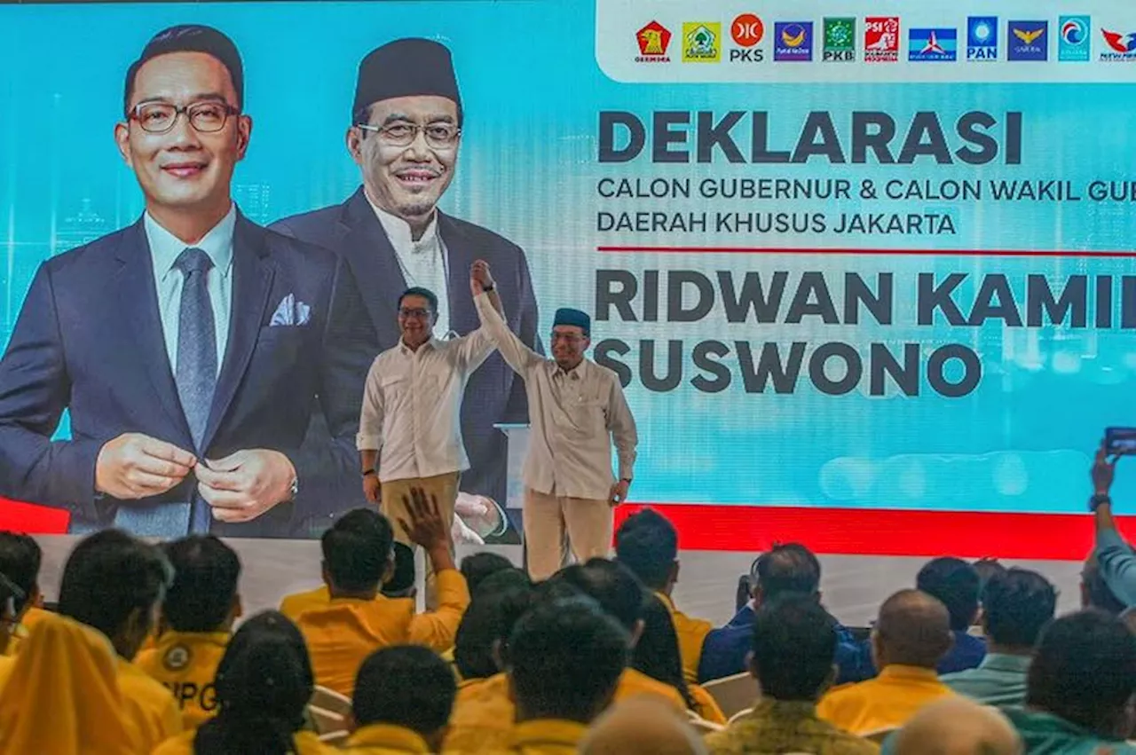 Deklarasi Pasangan Ridwan Kamil-Suswono untuk DKI 1