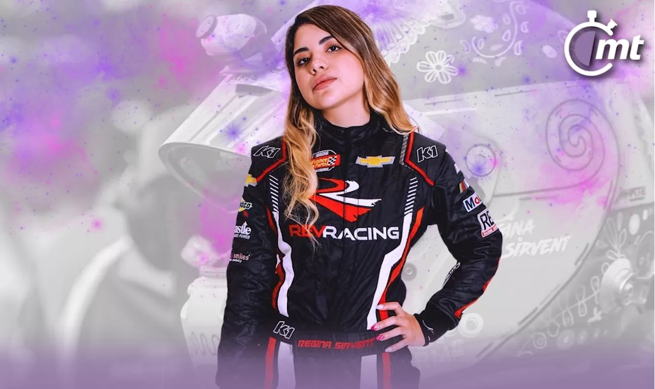 Regina Sirvent, la primer piloto mexicana campeona en una categoría de NASCAR