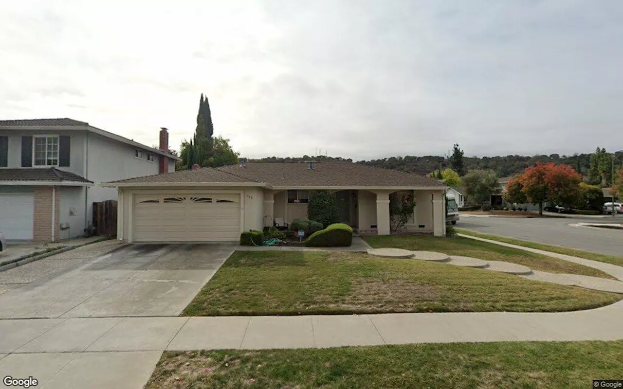 Sale closed in San Jose: $1.7 million for a three-bedroom home