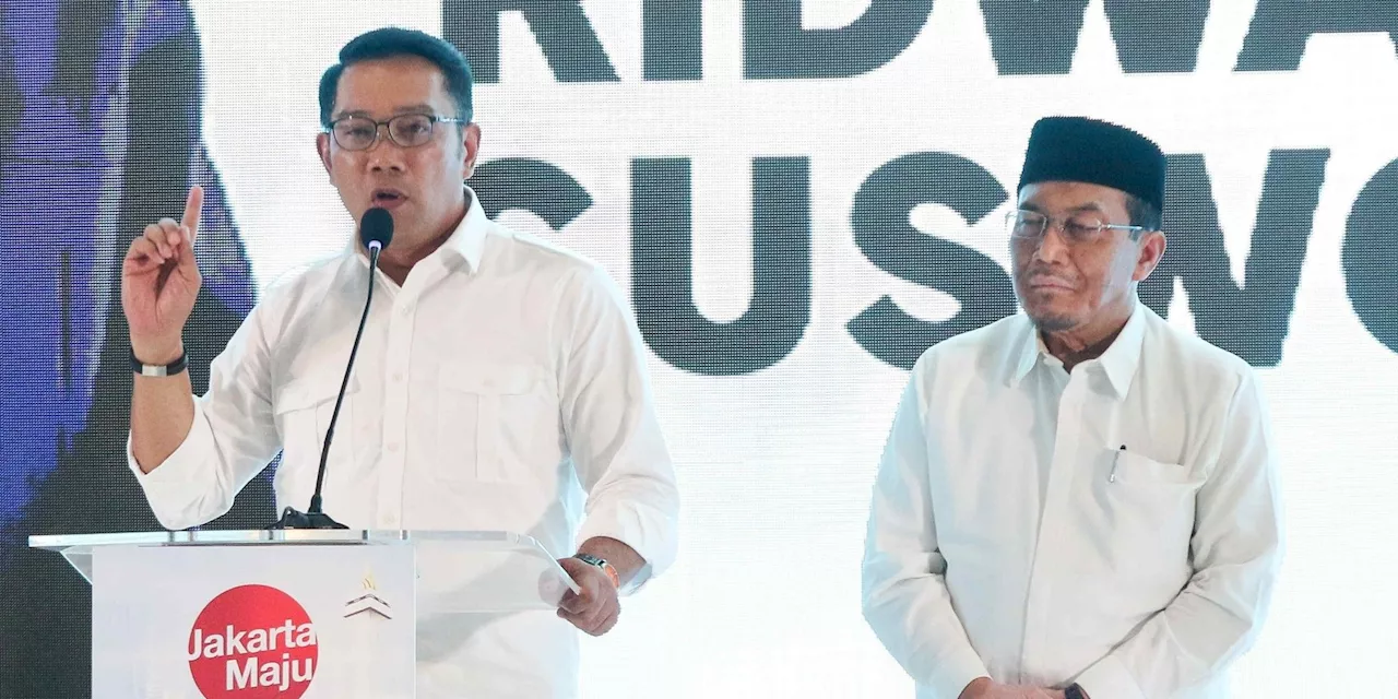 Dijodohkan dengan Suswono, Ridwan Kamil: Kami Pengantinnya, KUA-nya Adalah Gerindra