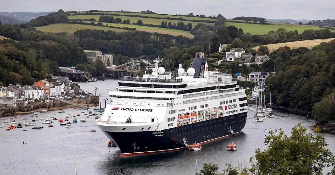 Giant cruise ships dominate Cornish village- this is what locals think about it