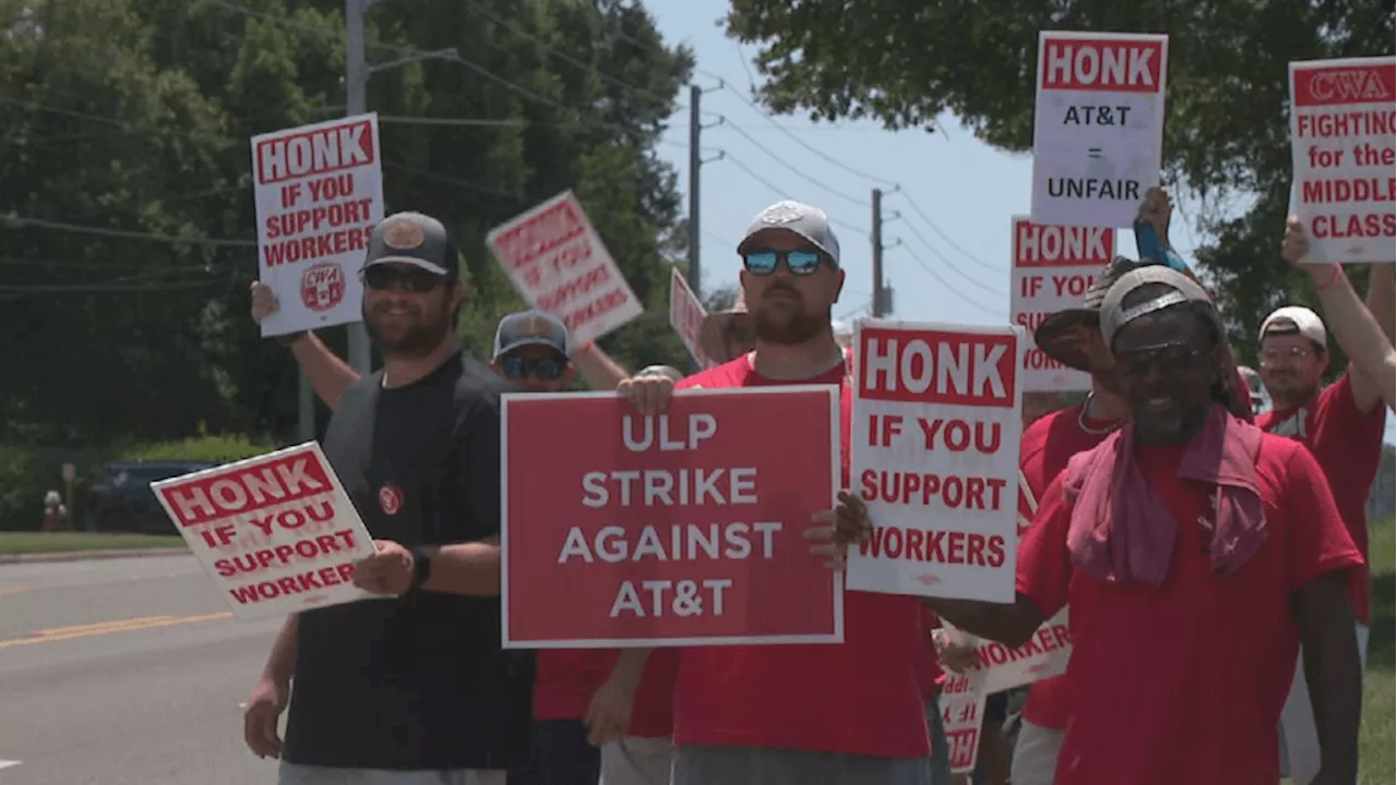 17,000 AT&T workers strike in Southeast over alleged unfair labor practices