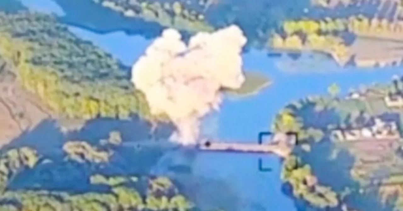 Ukraine blows up key bridges across the Seim River in Kursk to disrupt Russian supply lines