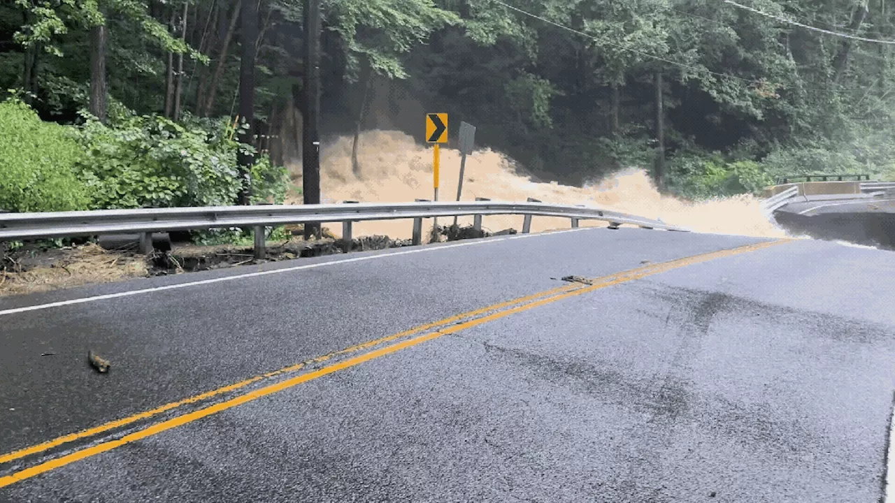 Heavy rains cause historic flooding in parts of Conn., leading to rescues, road closures