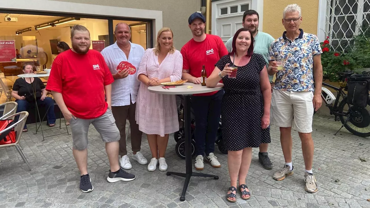 SPÖ Waidhofen mixte Cocktails für den guten Zweck