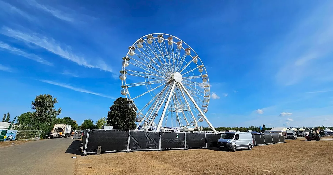 Ermittlungen nach Riesenradbrand auf Festival dauern an