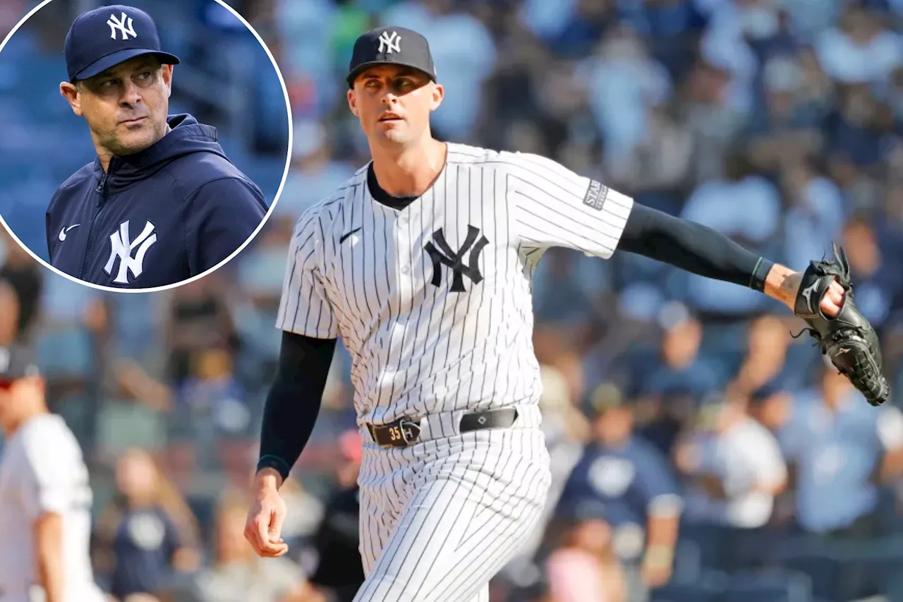 Aaron Boone's hedging shows Clay Holmes' grip on Yankees' closer job is weakening