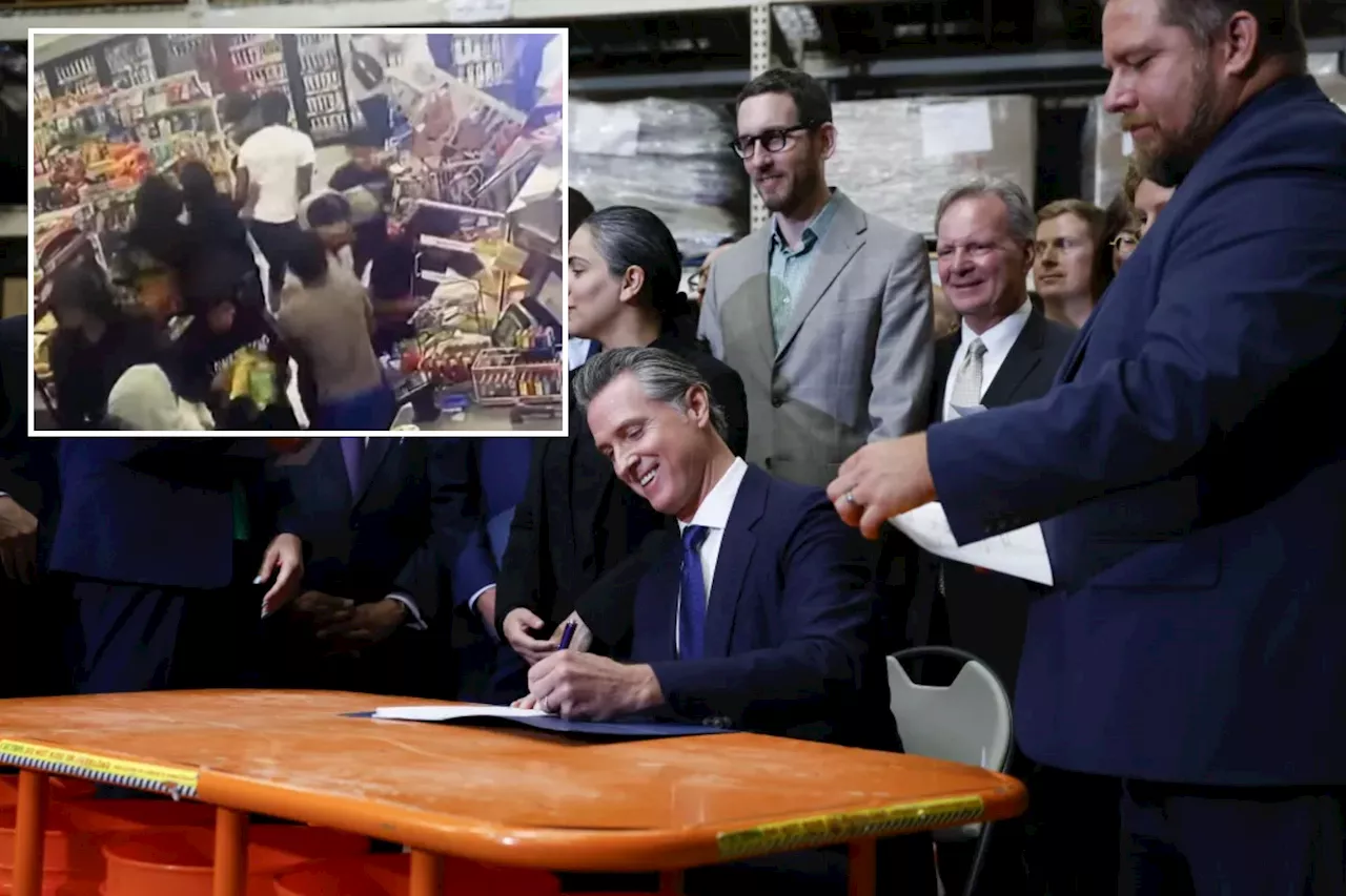 California Gov. Gavin Newsom signs retail crime bills in scramble to tackle rampant shoplifting