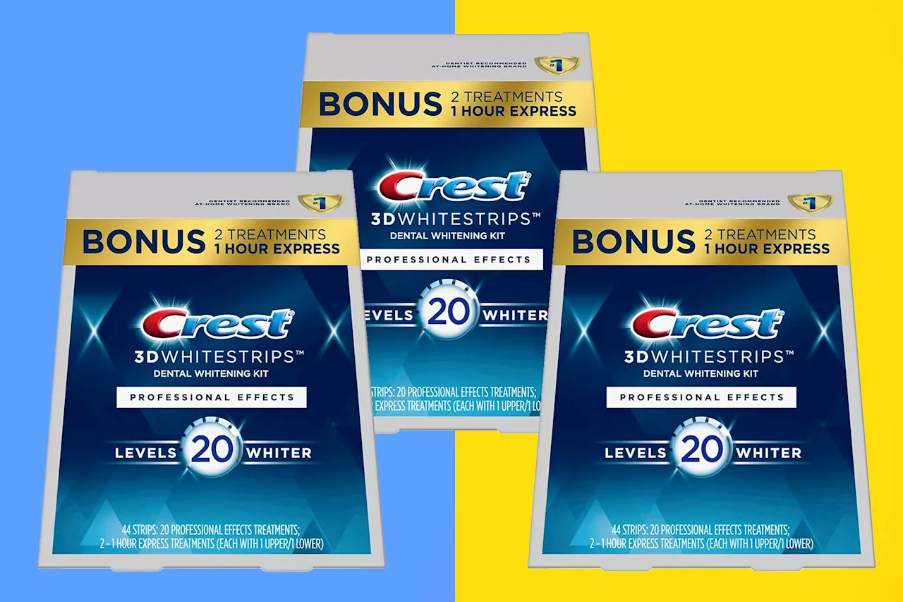 Take 35% off the Crest 3D Whitestrips on Amazon —their *best* price