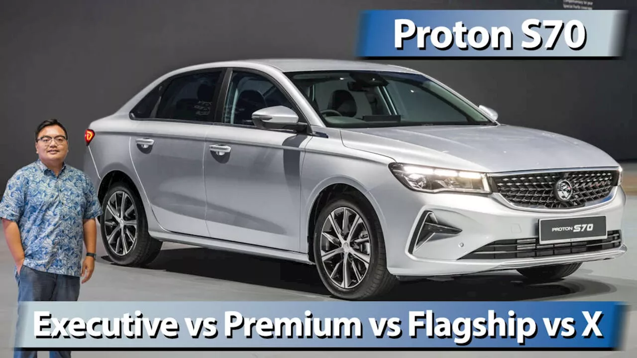 – spec-by-spec video comparison of Executive, Premium, Flagship, X; RM74k to RM95k