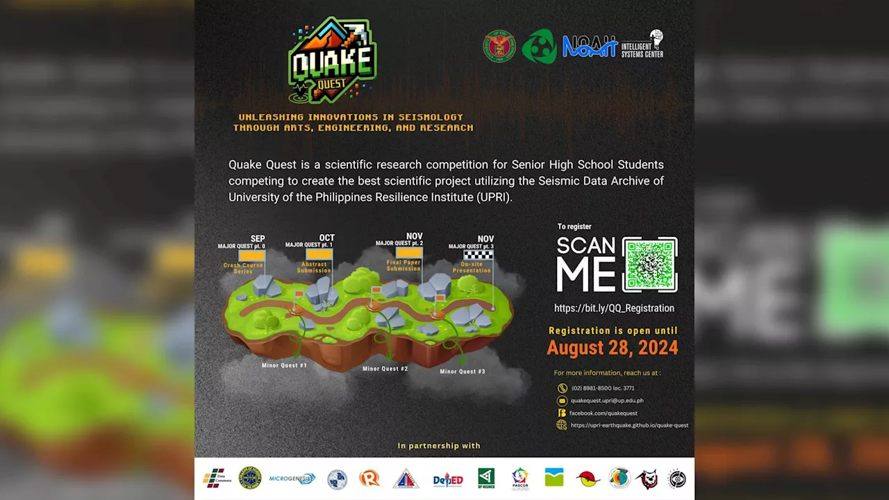 Call for participants: UP Resilience Institute Quake Quest competition