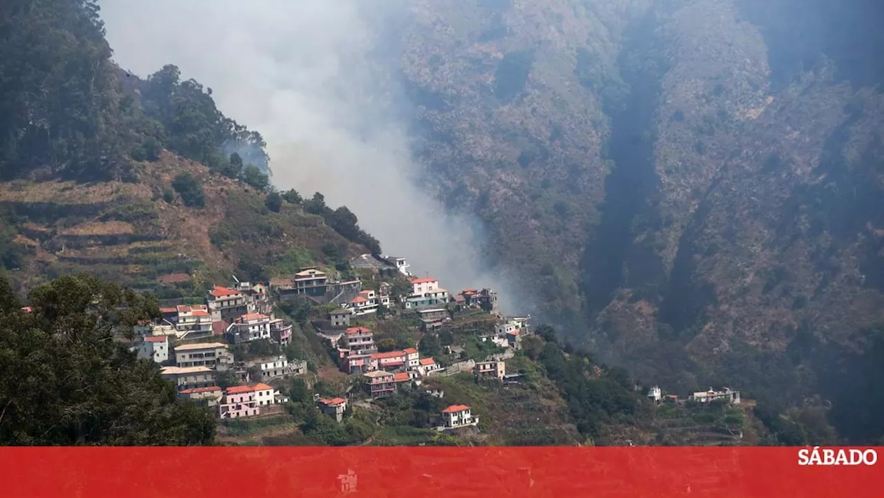 Incêndio na Madeira: Controladas as duas frentes no concelho de Câmara de Lobos