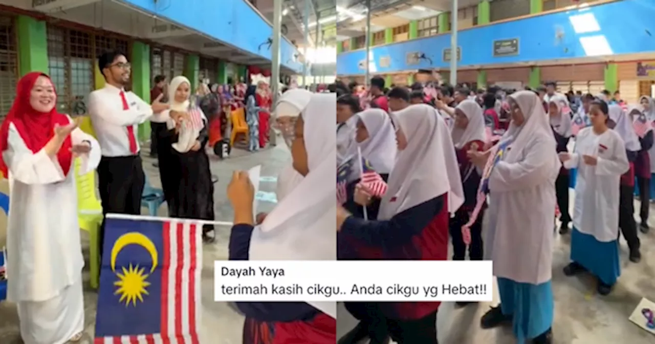 Cikgu Menyanyi Lagu 'Keranamu Malaysia' Dalam Bahasa Isyarat Untuk Anak Murid OKU Dipuji