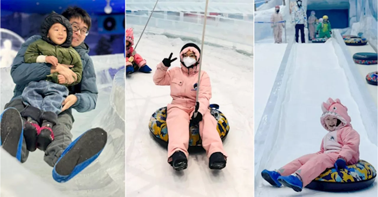 Malaysia's Largest Indoor Snow World Opens With Ice Slides, Snow Tubing & More