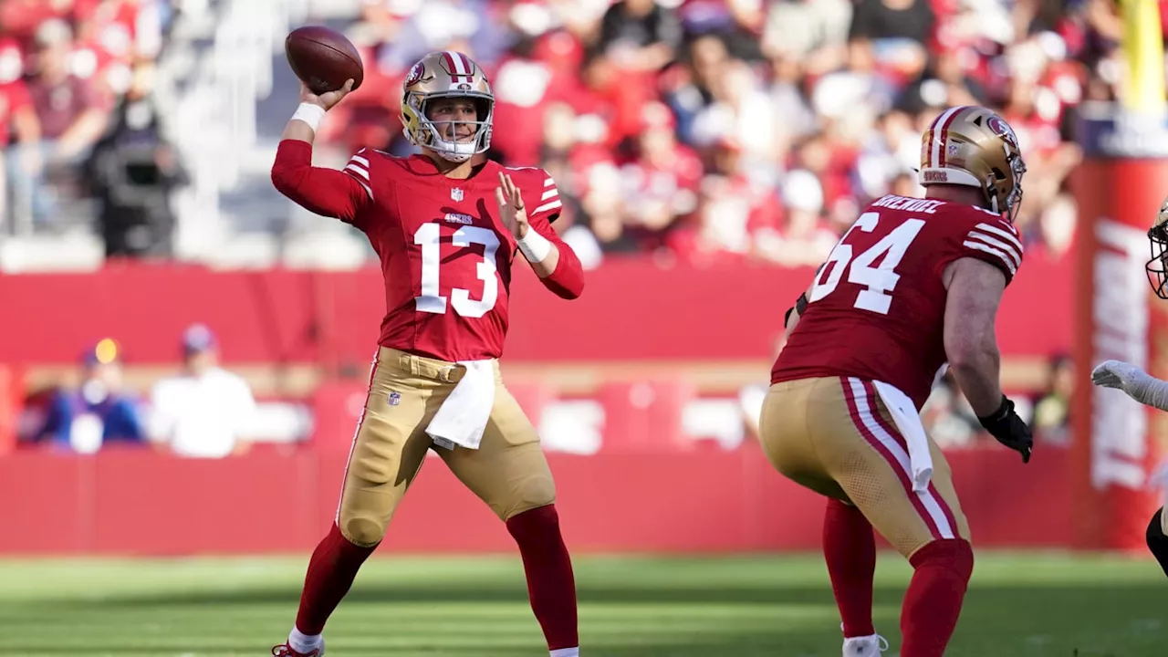 49ers QB Brock Purdy Struggles Against the New Orleans Saints