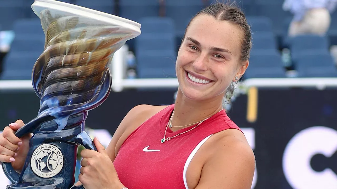 Cincinnati Open: Aryna Sabalenka beats Jessica Pegula to clinch title ahead of US Open