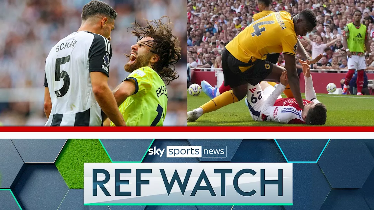 Ref Watch: Dermot Gallagher assesses Premier League incidents at Arsenal, Newcastle, Everton and more