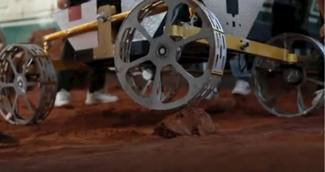 Watch Chinese researchers test out new Mars and moon rover tech (video)