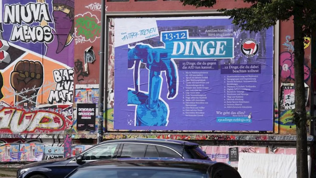 Extremismus: Rote Flora ruft mit Plakat zu Straftaten gegen die AfD auf