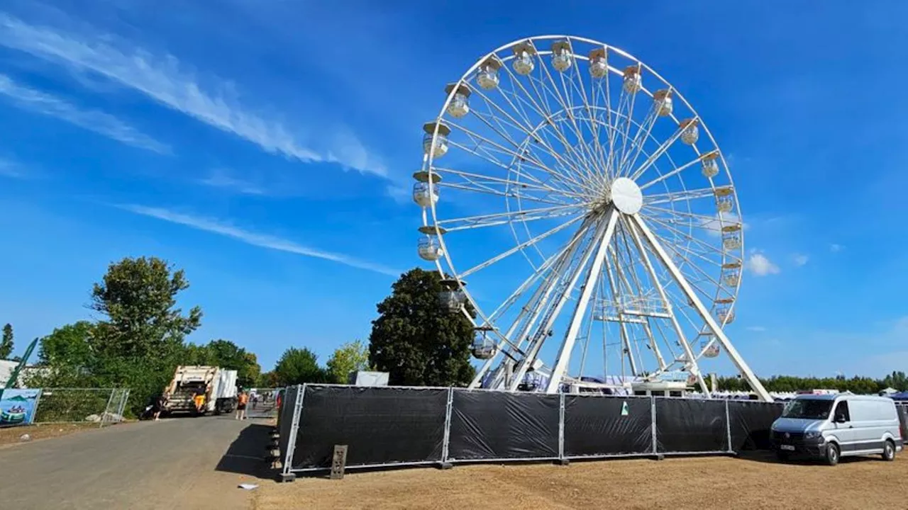 Highfield-Festival: Ermittlungen nach Riesenradbrand auf Festival dauern an