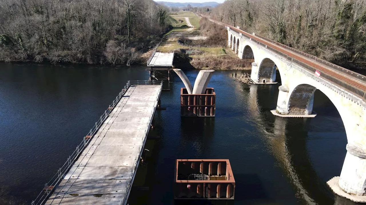 « C’est une fake news » : que deviennent les tabliers des ponts de la déviation de Beynac ?