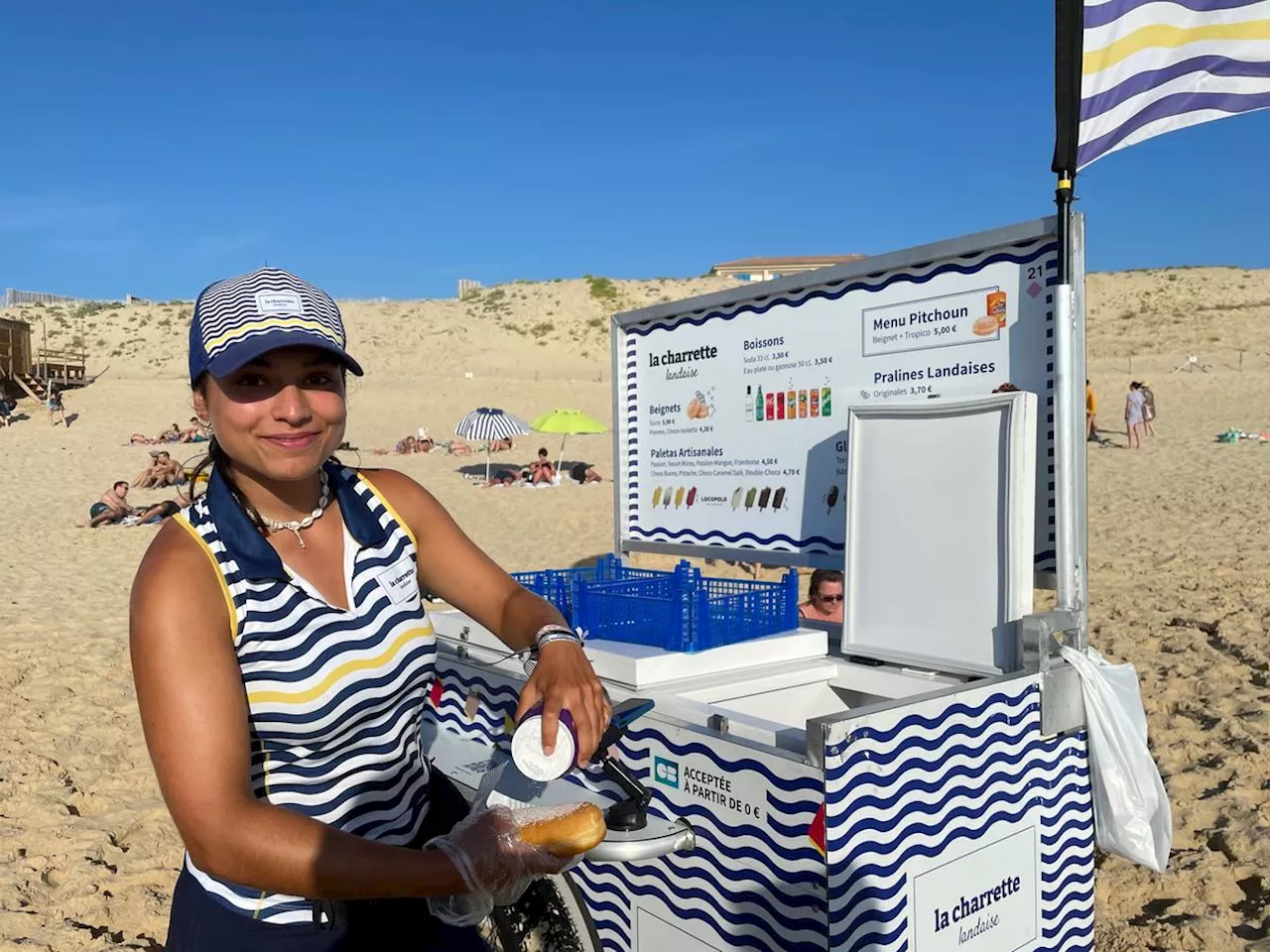 Landes : « Tant que les gens seront gourmands, il y aura toujours des charrettes de beignets sur la plage »