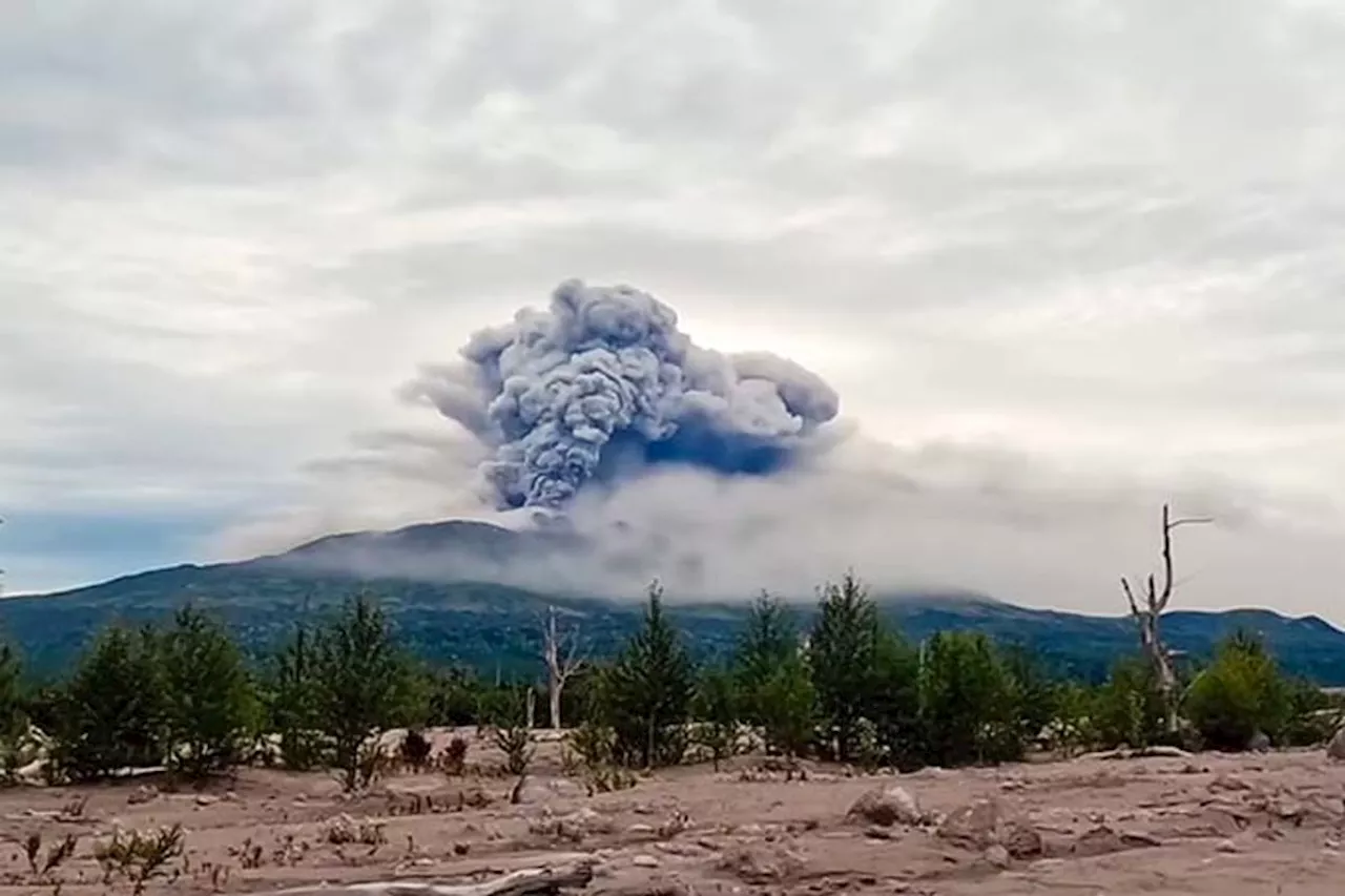 Volcano erupts after powerful earthquake in Russia's Far East and scientists warn of a stronger one