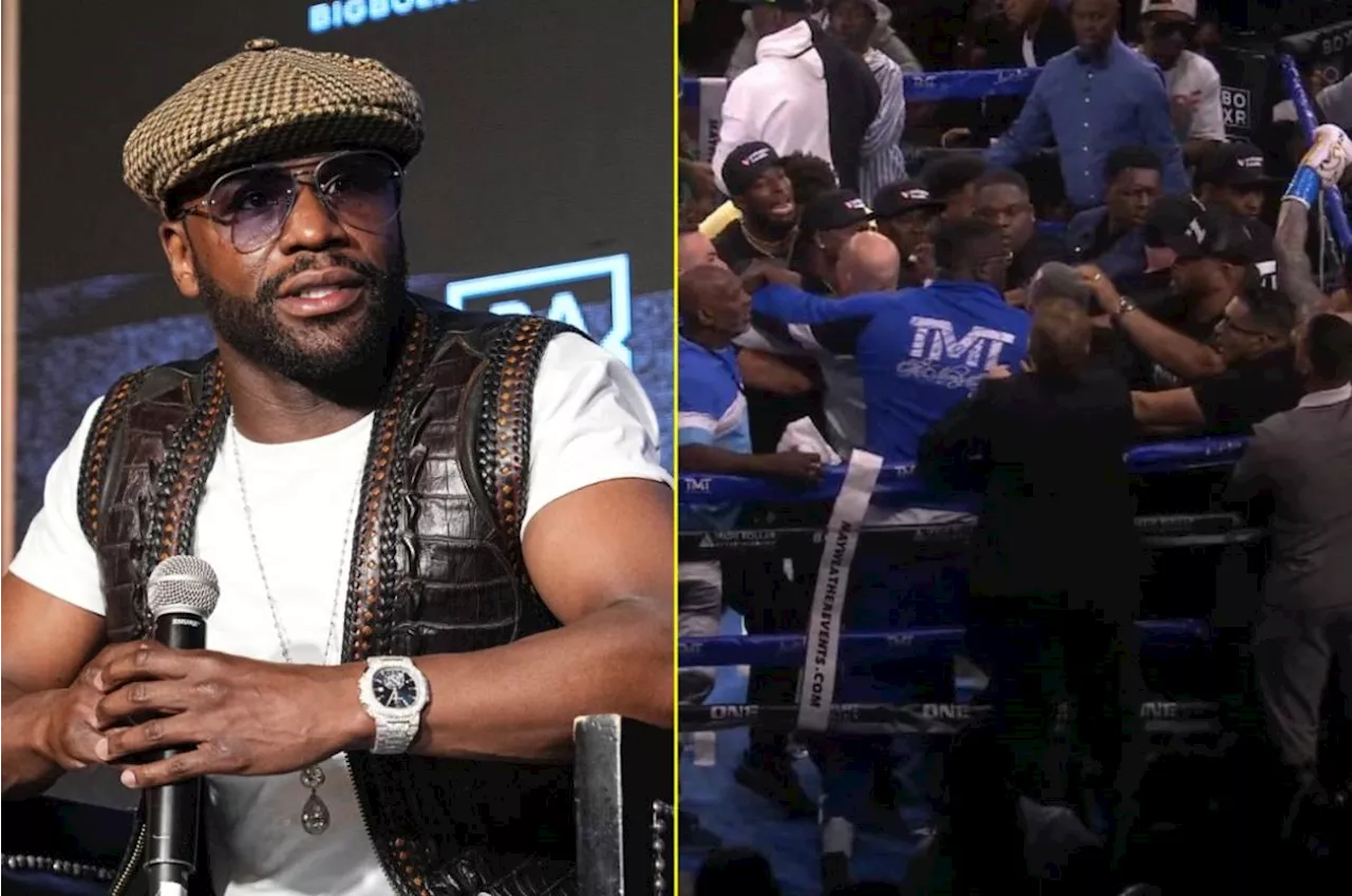 Floyd Mayweather’s exhibition rematch to have extra security measures in place after chaotic mass brawl...