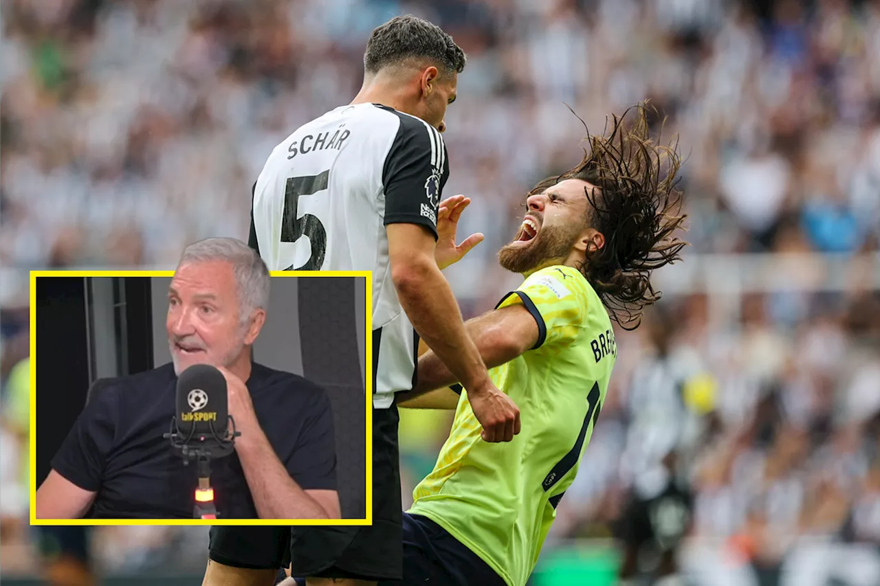 – Fuming Graeme Souness wanted Brereton-Diaz SENT OFF for Fabian Schar incident...